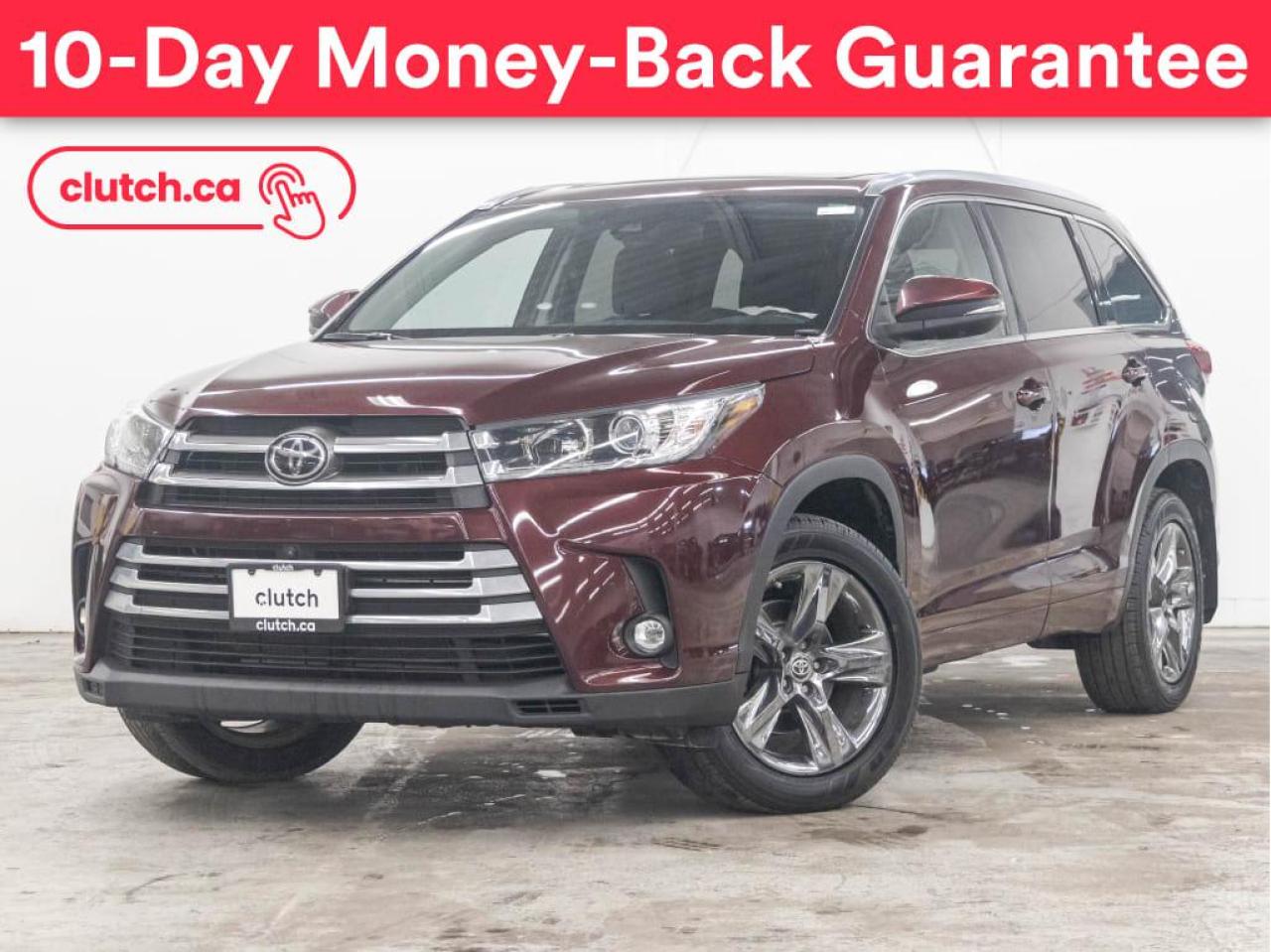 Used 2019 Toyota Highlander Limited w/ Bluetooth, Backup Cam, Dynamic Cruise, Nav for sale in Toronto, ON