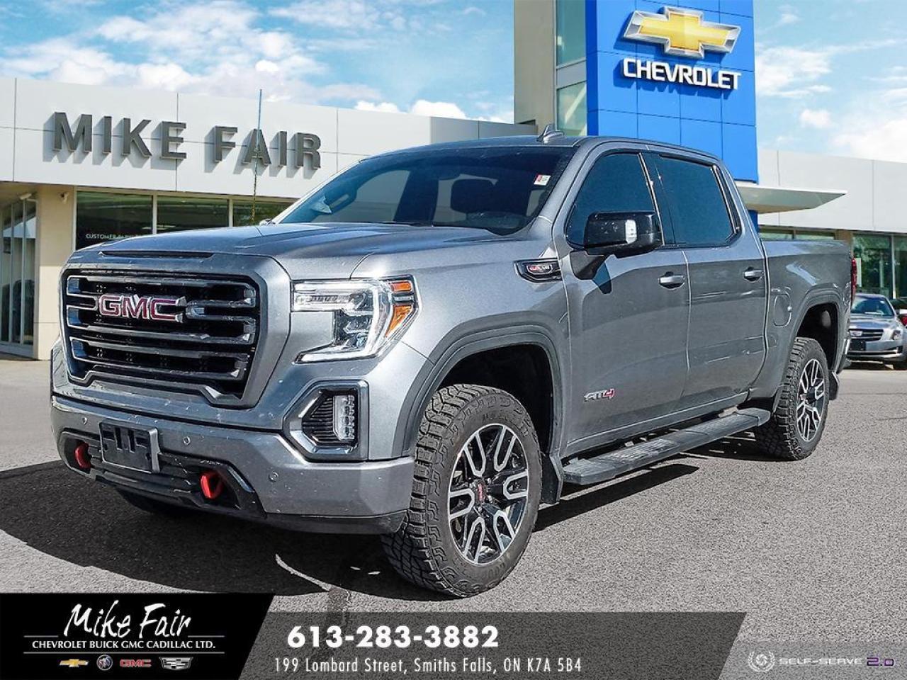 Used 2022 GMC Sierra 1500 Limited AT4 heated front seats/steering wheel,HD rear camera,bose speakers,wireless charging,keyless entry for sale in Smiths Falls, ON