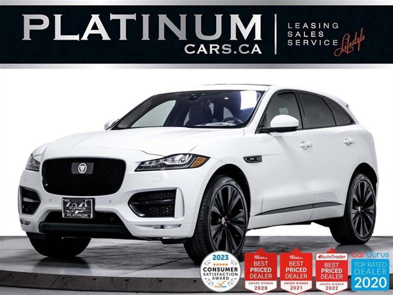 Used 2020 Jaguar F-PACE 30T R-SPORT, HUD, AWD, PANO, MERIDIAN for sale in Toronto, ON