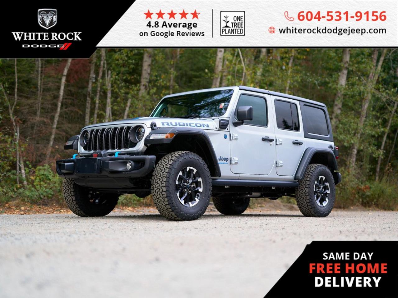 New 2024 Jeep Wrangler 4xe RUBICON for sale in Surrey, BC