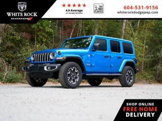 New 2024 Jeep Wrangler Sahara  - Heated Seats -  Remote Start for sale in Surrey, BC