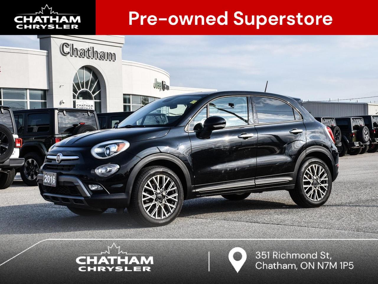 Used 2016 Fiat 500 X Trekking TREKKING for sale in Chatham, ON