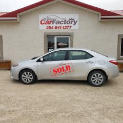 Used 2015 Toyota Corolla LE  52,723 KM, Remote Starter for sale in Oakbank, MB