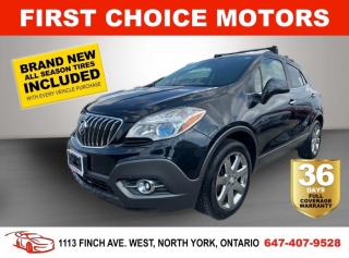 Used 2013 Buick Encore PREMIUM ~AUTOMATIC, FULLY CERTIFIED WITH WARRANTY! for sale in North York, ON