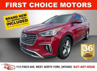 Used 2017 Hyundai Santa Fe XL LIMITED ~AUTOMATIC, FULLY CERTIFIED WITH WARRAN for sale in North York, ON