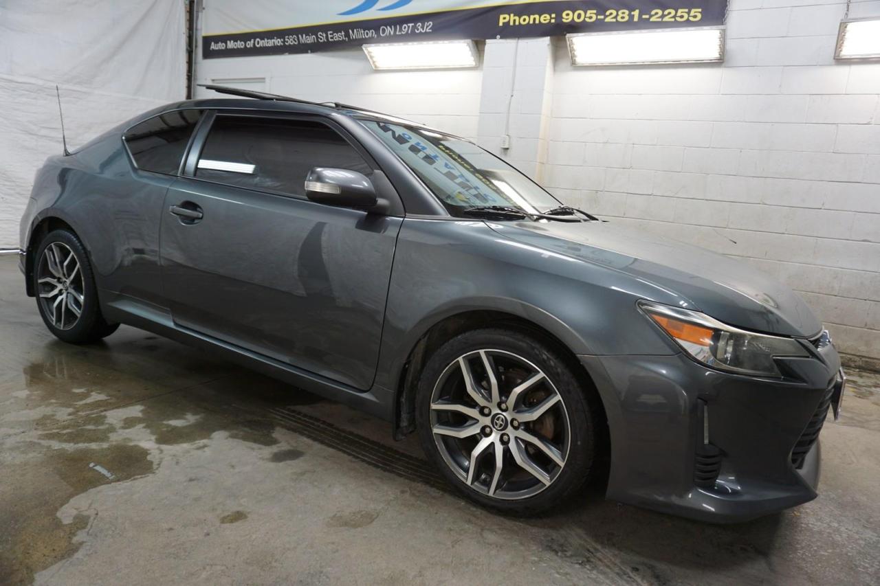 2014 Scion tC SPORT COUPE 6SP *ACCIDENT FREE* CERTIFIED BLUETOOTH LEATHER HEATED SEATS PANO ROOF CRUISE ALLOYS