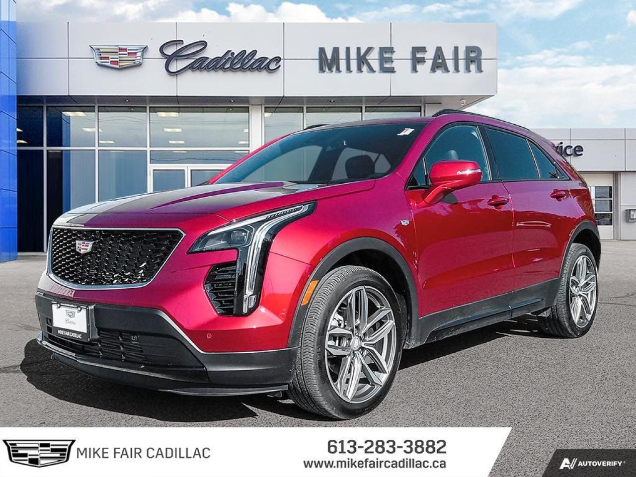 Used 2023 Cadillac XT4 Sport remote start,auto climate control,sunroof,heated front seats/steering wheel,HD rear camera for sale in Smiths Falls, ON