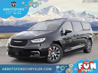 <br> <br>  This Chrysler Pacifica is a top-rated minivan thanks to excellent safety, flexibility, utility, and upscale features. <br> <br>Designed for the family on the go, this 2023 Chrysler Pacifica is loaded with clever and luxurious features that will make it feel like a second home on the road. Far more than your moms old minivan, this stunning Pacifica will feel modern, sleek, and cool enough to still impress your neighbors. If you need a minivan for your growing family, but still want something that feels like a luxury sedan, then this Pacifica is designed just for you.<br> <br> This brilliant black crystal pearl  van  has an automatic transmission and is powered by a  260HP 3.6L V6 Cylinder Engine.<br> <br> Our Pacifica Hybrids trim level is Pinnacle. The top-of-the-range Pacifica Pinnacle features ventilated and heated, power-adjustable front seats with lumbar support and cushion tilt, a sonorous 20-speaker harmamn/kardon audio system, rear seat entertainment with Blu-Ray and digital media, an express open/close tri-panel sunroof, heated and power folding side mirrors, heated 2nd row captains chairs, Premium leather upholstery, smart device remote engine start, inbuilt navigation, and mobile hotspot internet access. Other standard features include Apple CarPlay and Android Auto connectivity, USB mobile projection and an 360 camera system, power sliding doors, a heated TechnoLeather leatherette steering wheel, adaptive cruise control, proximity keyless entry with remote engine start, and a power tailgate for rear cargo access. Additional features also include a 10.1-inch infotainment screen powered by Uconnect 5, dual-zone front climate control, blind spot detection, Park Assist rear parking sensors, lane keeping assist with lane departure warning, and forward collision warning with active braking. This vehicle has been upgraded with the following features: Hybrid,  Cooled Seats,  Premium Audio,  Rear Entertainment,  Sunroof,  Navigation,  Leather Seats. <br><br> View the original window sticker for this vehicle with this url <b><a href=http://www.chrysler.com/hostd/windowsticker/getWindowStickerPdf.do?vin=2C4RC1N77PR630852 target=_blank>http://www.chrysler.com/hostd/windowsticker/getWindowStickerPdf.do?vin=2C4RC1N77PR630852</a></b>.<br> <br/><br> Buy this vehicle now for the lowest weekly payment of <b>$257.71</b> with $0 down for 96 months @ 6.49% APR O.A.C. ( taxes included, Plus applicable fees   ).  See dealer for details. <br> <br>Abbotsford Chrysler, Dodge, Jeep, Ram LTD joined the family-owned Trotman Auto Group LTD in 2010. We are a BBB accredited pre-owned auto dealership.<br><br>Come take this vehicle for a test drive today and see for yourself why we are the dealership with the #1 customer satisfaction in the Fraser Valley.<br><br>Serving the Fraser Valley and our friends in Surrey, Langley and surrounding Lower Mainland areas. Abbotsford Chrysler, Dodge, Jeep, Ram LTD carry premium used cars, competitively priced for todays market. If you don not find what you are looking for in our inventory, just ask, and we will do our best to fulfill your needs. Drive down to the Abbotsford Auto Mall or view our inventory at https://www.abbotsfordchrysler.com/used/.<br><br>*All Sales are subject to Taxes and Fees. The second key, floor mats, and owners manual may not be available on all pre-owned vehicles.Documentation Fee $699.00, Fuel Surcharge: $179.00 (electric vehicles excluded), Finance Placement Fee: $500.00 (if applicable)<br> Come by and check out our fleet of 80+ used cars and trucks and 120+ new cars and trucks for sale in Abbotsford.  o~o
