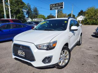 <p> </p><p class=MsoNormal><span style=font-size: 13.5pt; line-height: 107%; font-family: Segoe UI,sans-serif; color: black;>GREAT CONDITION PEARL WHITE MITSUBISHI SPORT-UTILITY VEHICLE W/ FOUR-WHEEL DRIVE PACKAGE AND EXCELLENT MILEAGE, EQUIPPED W/ THE FUEL EFFICIENT 4 CYLINDER 2.4L DOHC ENGINE, LOADED W/ KEYLESS ENTRY, BLUETOOTH CONNECTION, POWER PACKAGE, HEATED SEATS, HEATED SIDE VIEW MIRRORS, POWER LOCKS/WINDOWS/MIRRORS, AIR CONDITIONING, AM/FM/CD RADIO, CERTIFIED W/ WARRANTIES AND MORE! This vehicle comes certified with all-in pricing excluding HST tax and licensing. Also included is a complimentary 36 days complete coverage safety and powertrain warranty, and one year limited powertrain warranty. Please visit our website at bossauto.ca today!</span></p><p> </p><p> </p>