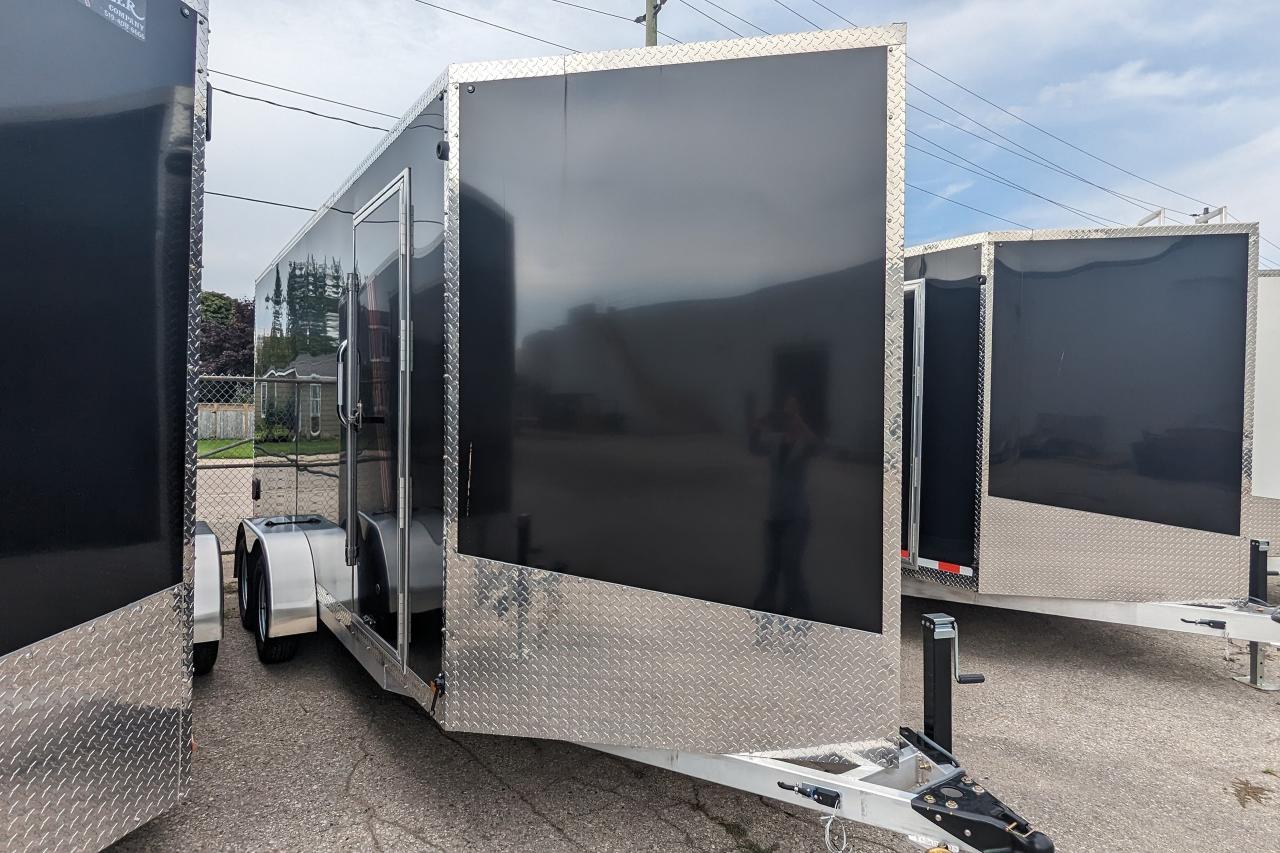 2024 Canadian Trailer Company 7x16 V-Nose Cargo Trailer Aluminum Tandem Axle Photo7
