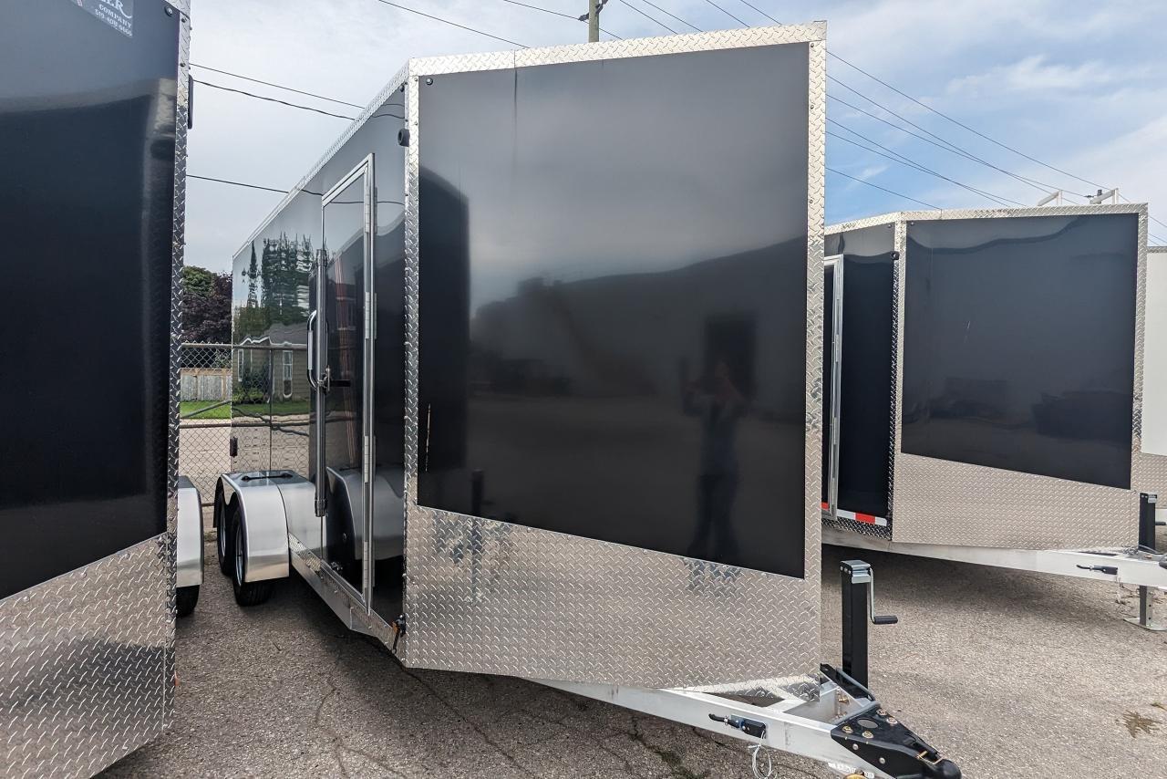 2024 Canadian Trailer Company 7x16 V-Nose Cargo Trailer Aluminum Tandem Axle