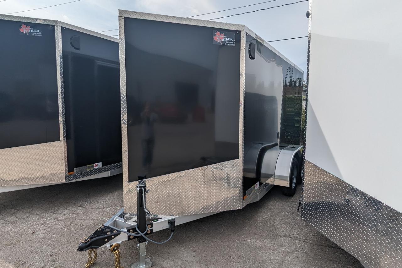2024 Canadian Trailer Company 6x12 V-Nose Cargo Trailer Aluminum Tandem Axle Photo7
