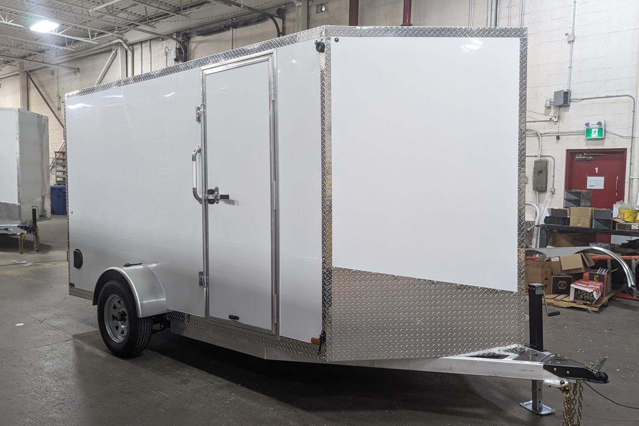 2024 Canadian Trailer Company 6x12 V-Nose Cargo Trailer Aluminum Single Axle