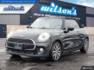 Used 2017 MINI Cooper CONVERTIBLE 6-Speed Manual! Bluetooth, Heated Seats, Alloy Wheels, New Tires & New Brakes and More! for sale in Guelph, ON