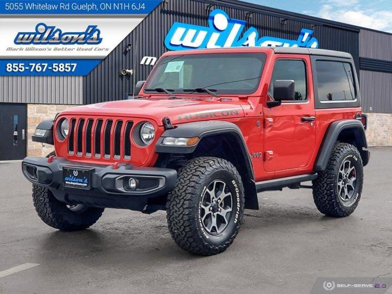 Used 2018 Jeep Wrangler Rubicon 4x4 - Navigation, Heated Seats+Steering, CarPlay+Android, Tow Group, Keyless Entry & More! for sale in Guelph, ON