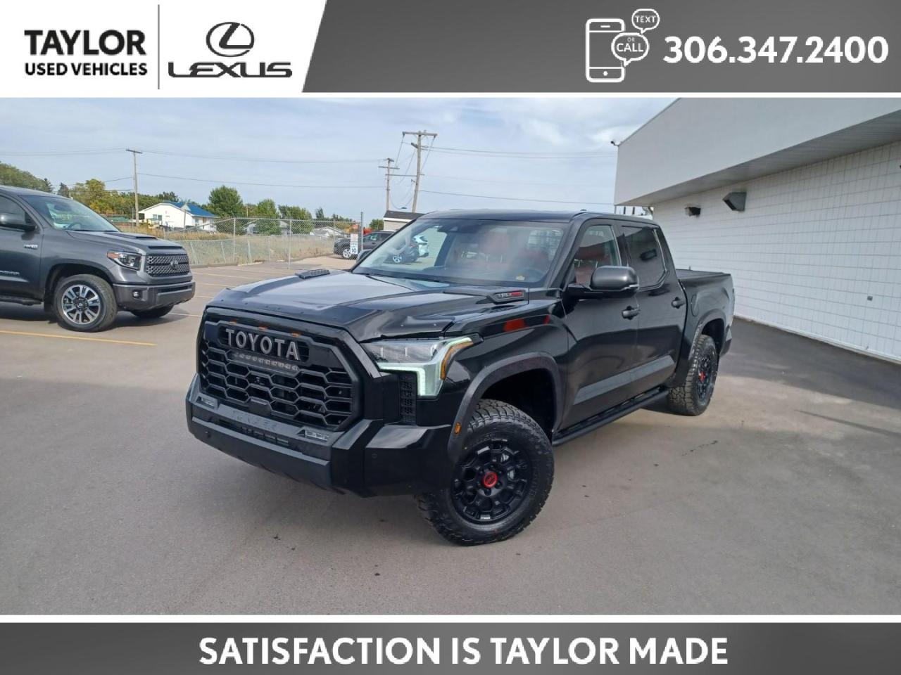 Used 2023 Toyota Tundra Hybrid Limited TRD PRO - RED LEATHER INTERIOR for sale in Regina, SK