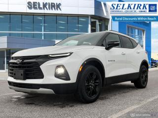 <b>Low Mileage, Heated Seats,  Remote Start,  Lane Keep Assist,  Rear View Camera,  Forward Collision Alert!</b><br> <br>  SPECIAL!  Was $41490. Now $34999! $6491 discount for a limited time!  <br> <br/>   This 2021 Chevrolet Blazer leaves the past behind with sharp styling, premium crossover comfort and extreme refinement levels. This  2021 Chevrolet Blazer is for sale today in Selkirk. <br> <br>Sculpted and stylish with a roomy, driver-centric interior, this Chevrolet Blazer has the soul of a sports car. Seriously stylish and aggressively designed, it is a potent and highly capable crossover SUV that is big on practicality, passenger comfort and premium driving experiences. With a driver-focused interior, this Chevy Blazer invites you to take the wheel. Controls, switches and features are easily within reach and right where you expect them to be!This low mileage  SUV has just 33,358 kms. Its  white in colour  . It has an automatic transmission and is powered by a  227HP 2.0L 4 Cylinder Engine.  This unit has some remaining factory warranty for added peace of mind. <br> <br> Our Blazers trim level is LT. This modern and muscular Chevrolet Blazer LT is a great choice as it comes with stylish aluminum wheels and IntelliBeam HID headlamps, an 8 inch colour touch screen display paired with Apple CarPlay and Android Auto, lane keep assist, forward collision alert and Chevrolet safety assist. It also includes an 8-way power driver seat with heated front seats, Chevrolet 4G LTE capability, a leather wrapped steering wheel, remote engine start, cruise control, dual zone climate control, an HD rear view camera and much more. This vehicle has been upgraded with the following features: Heated Seats,  Remote Start,  Lane Keep Assist,  Rear View Camera,  Forward Collision Alert,  Power Seat,  Onstar. <br> <br>To apply right now for financing use this link : <a href=https://www.selkirkchevrolet.com/pre-qualify-for-financing/ target=_blank>https://www.selkirkchevrolet.com/pre-qualify-for-financing/</a><br><br> <br/><br>Selkirk Chevrolet Buick GMC Ltd carries an impressive selection of new and pre-owned cars, crossovers and SUVs. No matter what vehicle you might have in mind, weve got the perfect fit for you. If youre looking to lease your next vehicle or finance it, we have competitive specials for you. We also have an extensive collection of quality pre-owned and certified vehicles at affordable prices. Winnipeg GMC, Chevrolet and Buick shoppers can visit us in Selkirk for all their automotive needs today! We are located at 1010 MANITOBA AVE SELKIRK, MB R1A 3T7 or via phone at 204-482-1010.<br> Come by and check out our fleet of 80+ used cars and trucks and 190+ new cars and trucks for sale in Selkirk.  o~o