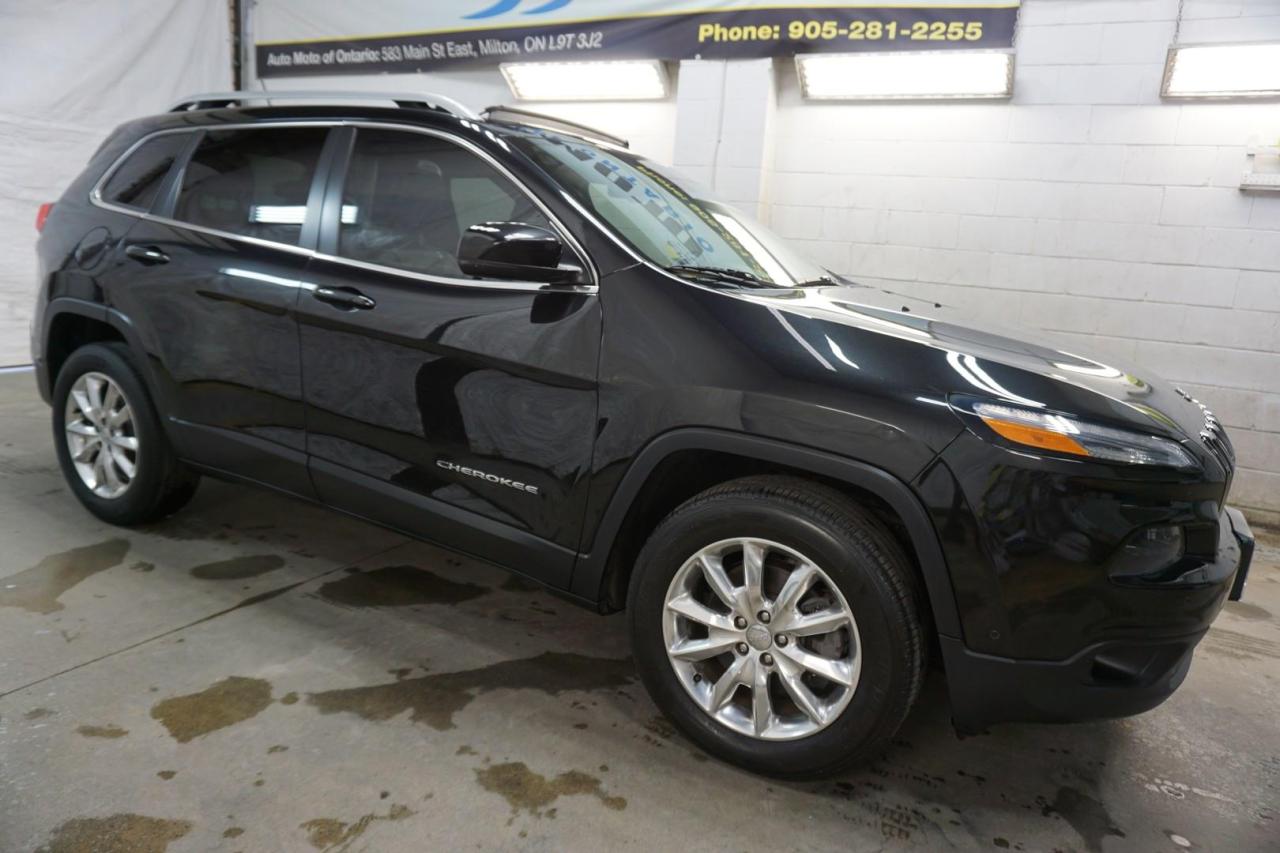 2014 Jeep Cherokee 3.2L LIMITED 4WD CERTIFIED CAMERA NAVI BLUETOOTH LEATHER HEATED SEATS PANO