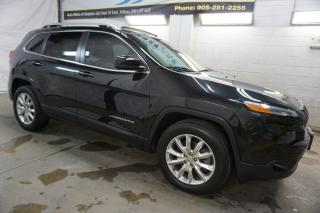 Used 2014 Jeep Cherokee 3.2L LIMITED 4WD CERTIFIED CAMERA NAVI BLUETOOTH LEATHER HEATED SEATS PANO for sale in Milton, ON