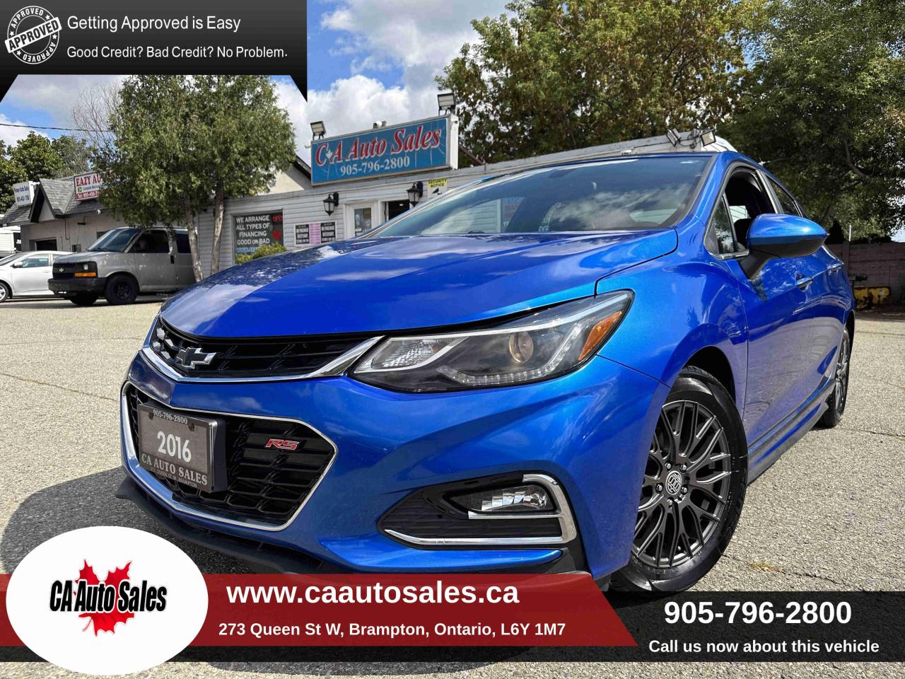 Used 2016 Chevrolet Cruze 4DR SDN AUTO LT for sale in Brampton, ON