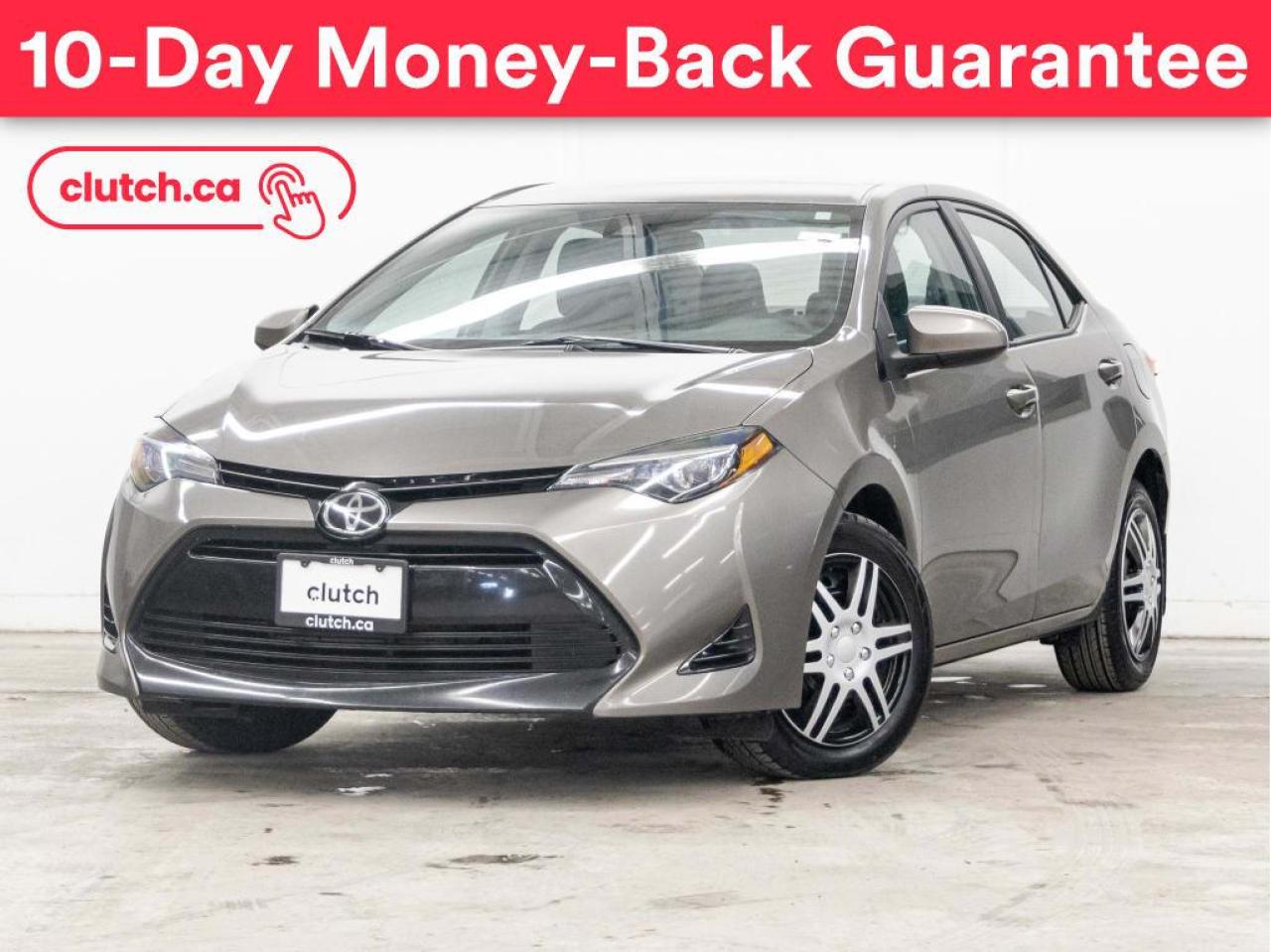 Used 2017 Toyota Corolla LE w/ Cruise Control, Backup Cam, Bluetooth for sale in Toronto, ON