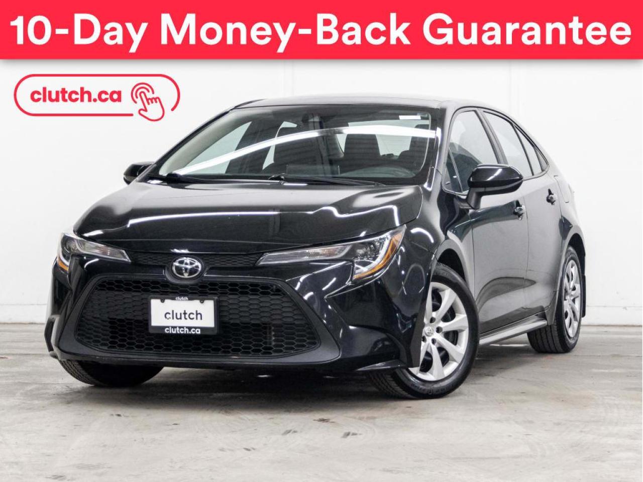 Used 2020 Toyota Corolla LE w/ Apple CarPlay, Backup Cam, Blind Spot Monitor for sale in Toronto, ON