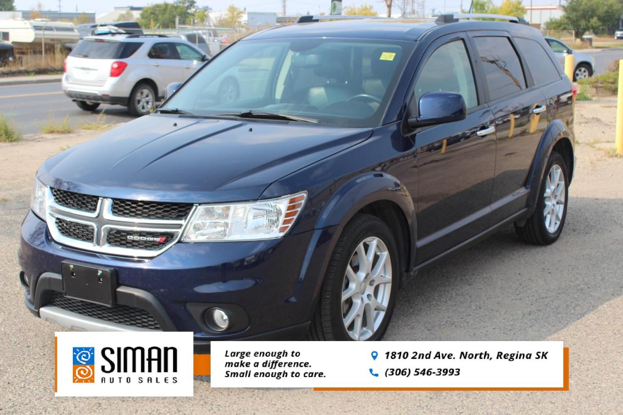 Used 2017 Dodge Journey GT LOW KM 7 PASSENGER V6 for sale in Regina, SK