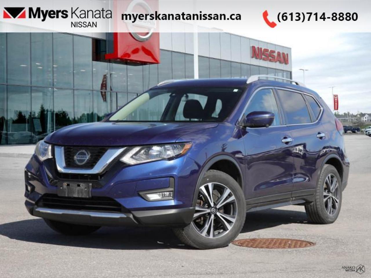 <b>Heated Seats,  Aluminum Wheels,  Blind Spot Detection,  Automatic Emergency Braking,  Android Auto!</b><br> <br>  Compare at $24375 - KANATA NISSAN PRICE is just $22995! <br> <br>   With room for five and a large load of cargo, this 2020 Nissan Rogue offers impressive practicality and versatility, in an attractive package. This  2020 Nissan Rogue is for sale today in Kanata. This  SUV has 121,588 kms. Its  blue in colour  . It has an automatic transmission and is powered by a  170HP 2.5L 4 Cylinder Engine. <br> <br> Our Rogues trim level is AWD SV. This Rogue SV comes with some amazing safety and driver assistance programs like intelligent trace control, active ride control, intelligent engine braking, forward collision warning with automatic emergency braking and pedestrian detection, lane departure warning with emergency intervention, intelligent adaptive cruise control, high beam assist, and blind spot warning. This SUV is also equipped with loads of style and comfort with aluminum wheels, LED daytime running lights and taillights, fog lights, heated power side mirrors with turn signals, remote start, sport mode with manual shifter, Advanced Drive-Assist, rear view camera, remote keyless entry, steering wheel mounted audio and cruise controls, mood lighting, heated front seats, and power drivers seat while a 7 inch display with NissanConnect, Apple CarPlay and Android Auto, SiriusXM, and Bluetooth calling and streaming. This vehicle has been upgraded with the following features: Heated Seats,  Aluminum Wheels,  Blind Spot Detection,  Automatic Emergency Braking,  Android Auto,  Apple Carplay,  Lane Keep Assist. <br> <br/><br> Payments from <b>$358.29</b> monthly with $0 down for 84 months @ 7.99% APR O.A.C. ( Plus applicable taxes -  and licensing    ).  See dealer for details. <br> <br>*LIFETIME ENGINE TRANSMISSION WARRANTY NOT AVAILABLE ON VEHICLES WITH KMS EXCEEDING 140,000KM, VEHICLES 8 YEARS & OLDER, OR HIGHLINE BRAND VEHICLE(eg. BMW, INFINITI. CADILLAC, LEXUS...)<br> Come by and check out our fleet of 40+ used cars and trucks and 30+ new cars and trucks for sale in Kanata.  o~o
