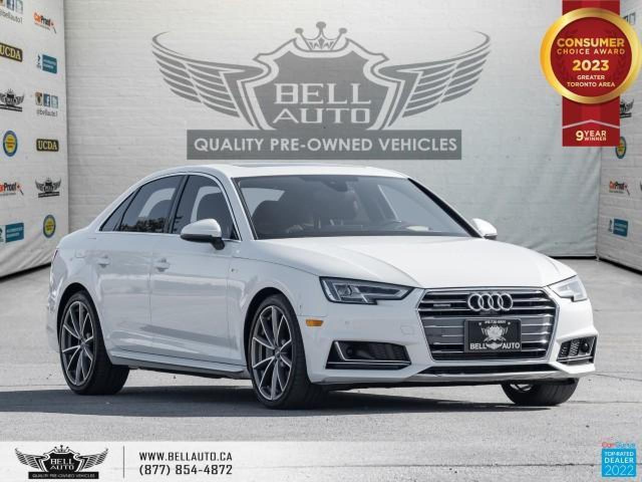 2017 Audi A4 Technik, Sline, AWD, Navi, SunRoof, 360Cam, Sensors, B.Spot, CooledSeats, NoAccident Photo34