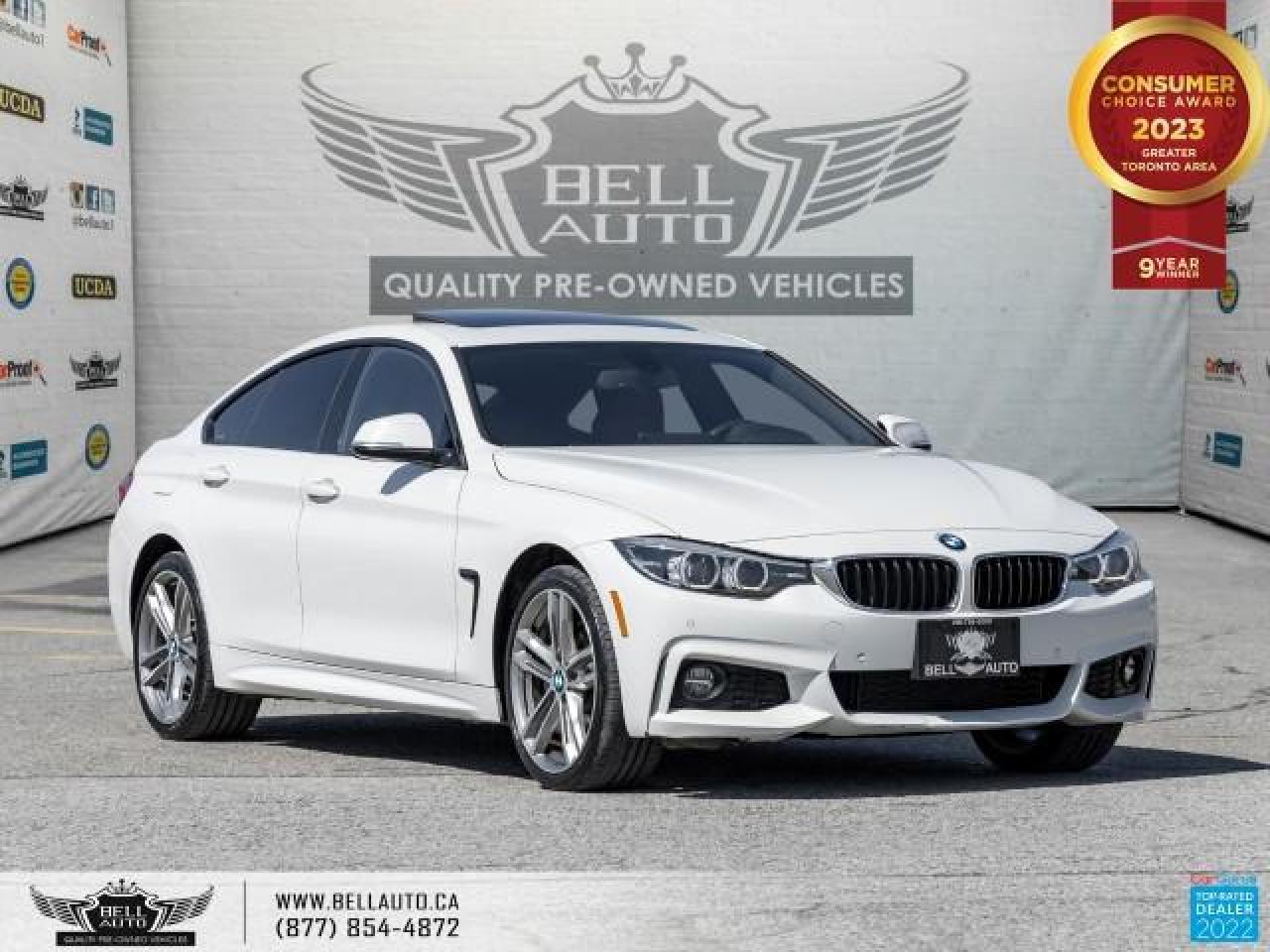 Used 2018 BMW 4 Series 430i xDrive, MSport, AWD, Navi, SunRoof, BackUpCam, B.Spot, BlindSpot, WoodTrim for sale in Toronto, ON