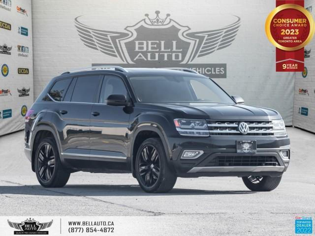2019 Volkswagen Atlas Highline, AWD, Navi, Pano, Sensors, B.Spot, CooledSeats, 6-Pass, NoAccident Photo32