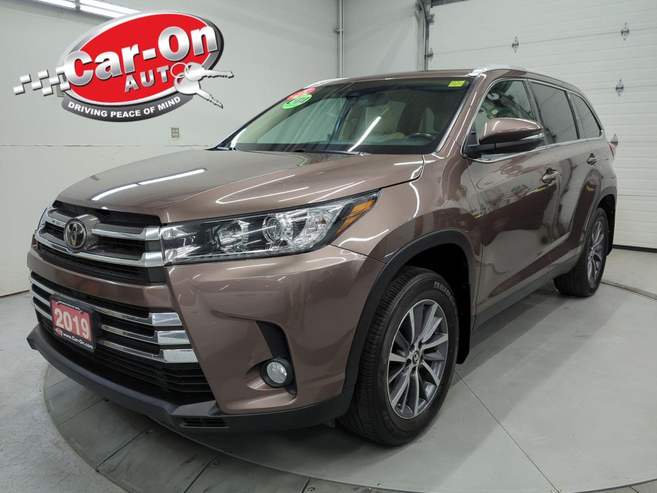 Used 2019 Toyota Highlander XLE AWD | 8 PASS | SUNROOF | LEATHER | NAVIGATION for sale in Ottawa, ON
