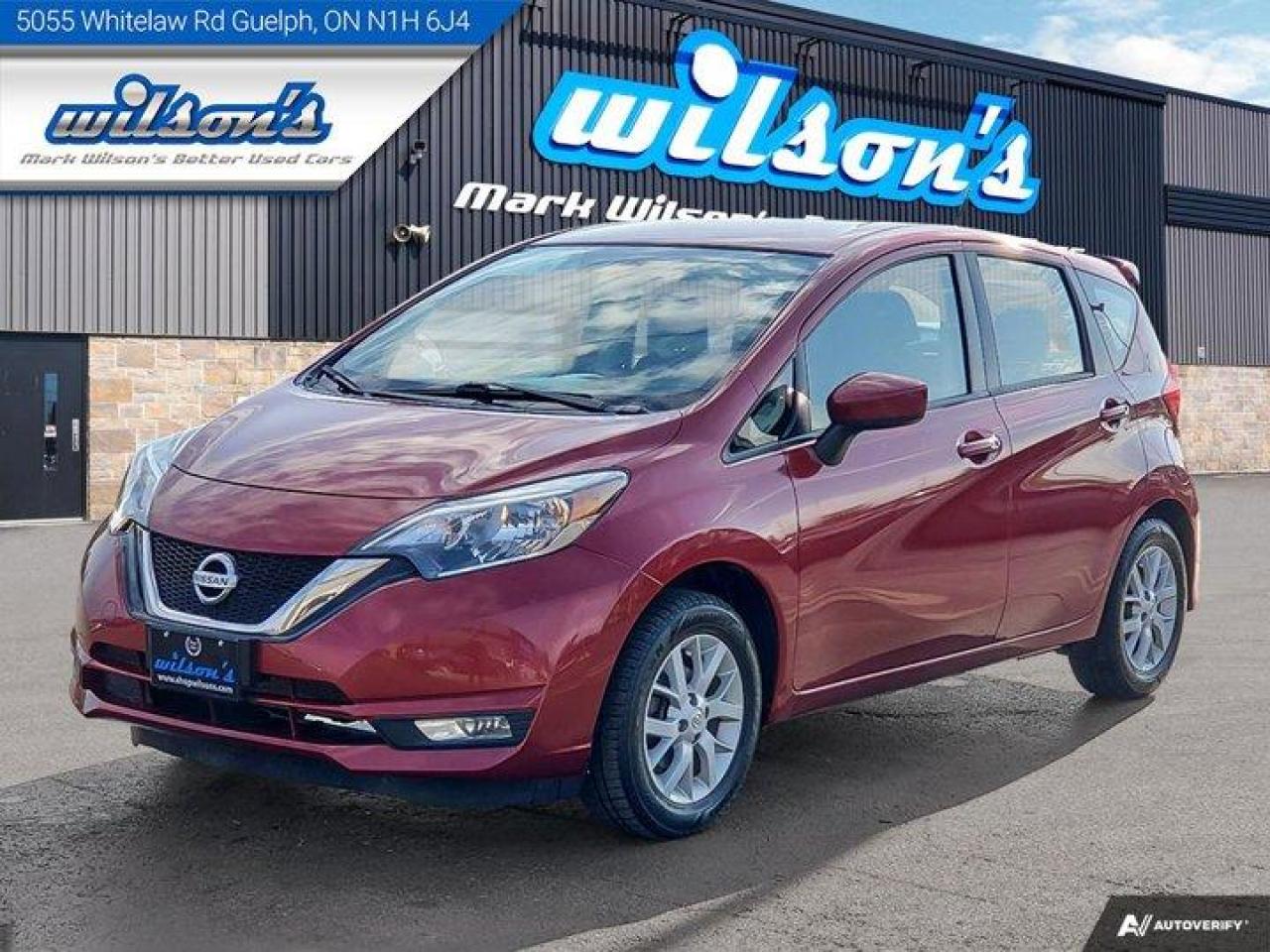 Used 2019 Nissan Versa Note SV Hatch, Auto, Heated Seats, Bluetooth, Rera Camera, Alloy Wheels and more! for sale in Guelph, ON