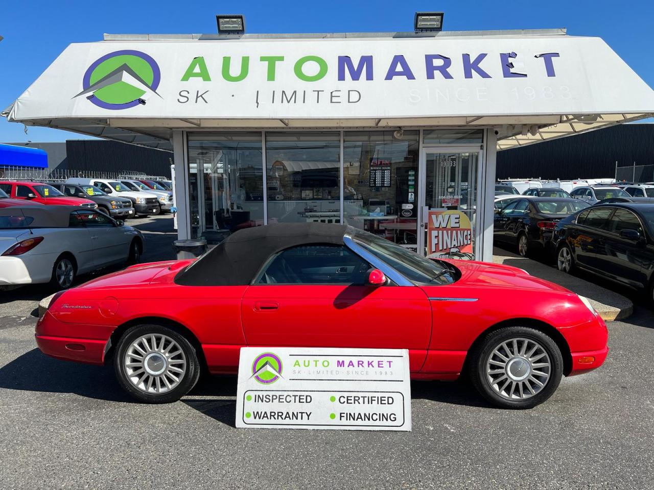 Used 2005 Ford Thunderbird RARE DELUXE CONVERTIBLE! LOW KM'S! BEAUTIFUL! INSPECTED! for sale in Surrey, BC