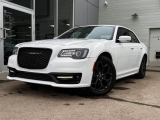 Our outstanding 2021 Chrysler 300S takes center stage in Bright White! Its powered by a 3.6 Liter VVT V6 engine that produces 292 horsepower while paired to an 8-speed TorqueFilte automatic transmission.Its absolutely stunning with aluminum-alloy wheels, a black grille, chrome trimming, dual-sport exhaust, LED headlights/fog lights and taillights!Inside our 300S, open the door to find a world of comfort and convenience with black leather seating, front heated seats, a leather-wrapped steering wheel with mounted audio/cruise controls, an 8.4-inch touchscreen, Hands-Free communication with Bluetooth streaming, a media hub (SD/AUX/USB inputs), AM/FM radio thats XM radio ready, and an impressive 8 speaker sound system.Our Chrysler gives you peace of mind with a variety of safety features including a backup camera, ready braking alert, dusk sensing headlights, all-speed traction control, electronic stability control, 4-Wheel anti-locking braking system, a multitude of airbags and more! Print this page and call us Now... We Know You Will Enjoy Your Test Drive Towards Ownership! We look forward to showing you why Go Mazda is the best place for all your automotive needs. Go Mazda is an AMVIC licensed business.Please note: this vehicle was previously used as a Rental.