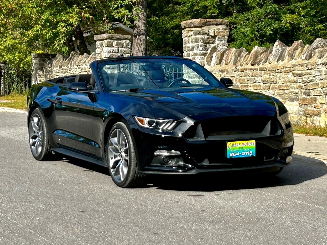 2017 Ford Mustang V6 Convertible 6-Speed Manual Low KMS - Photo #1