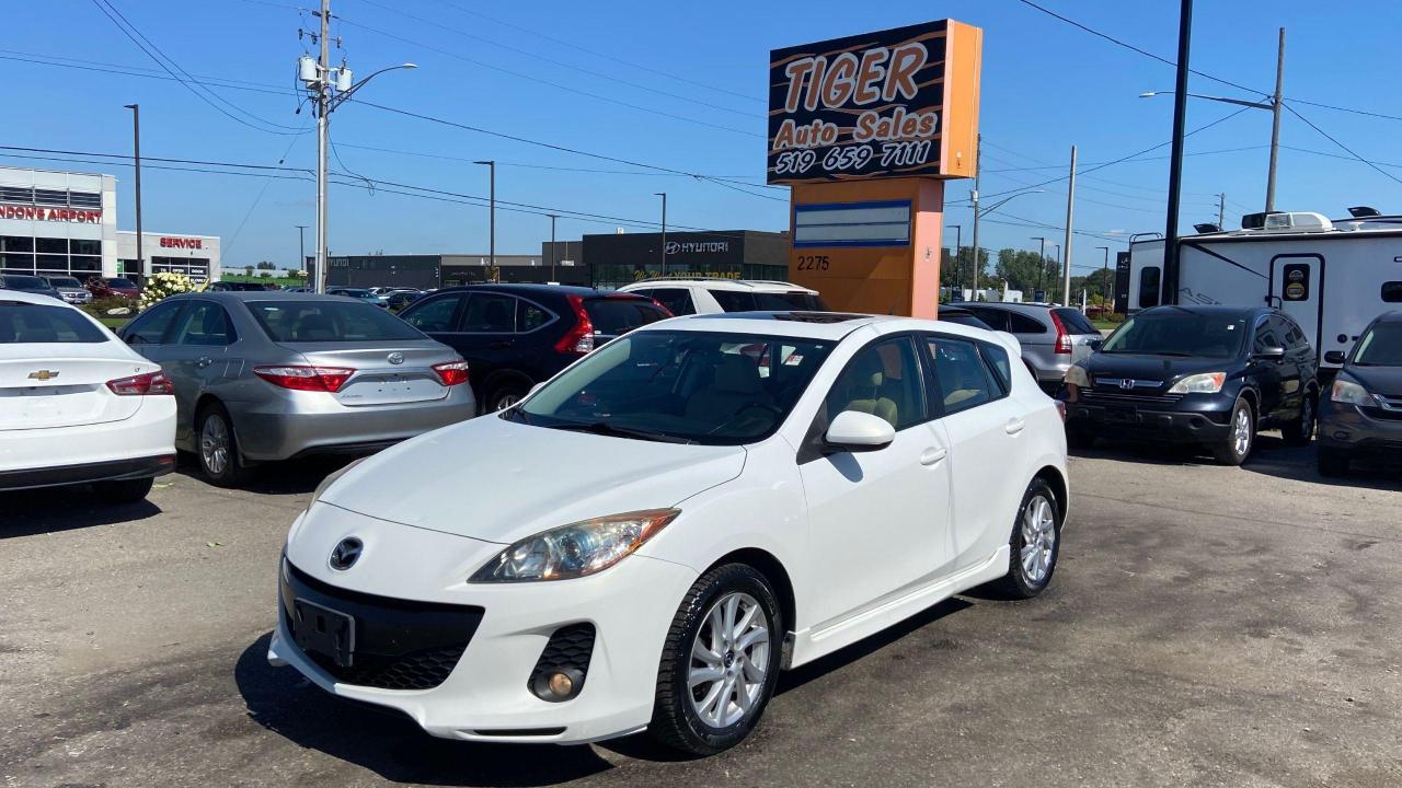 Used 2013 Mazda MAZDA3 GS*HATCH*LEATHER*ROOF*LOADED*CERTIFIED for sale in London, ON