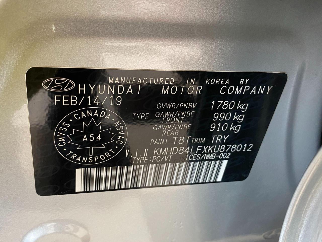 2019 Hyundai Elantra Preferred W/Sun & Safety+Tinted+Rust Proofed - Photo #40