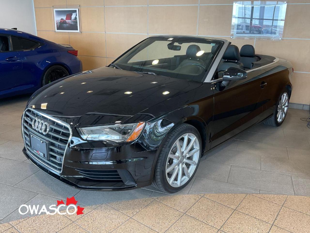 Used 2016 Audi A3 2.0L Cabriolet! Clean CarFax! Incredibly Well Kept for sale in Whitby, ON