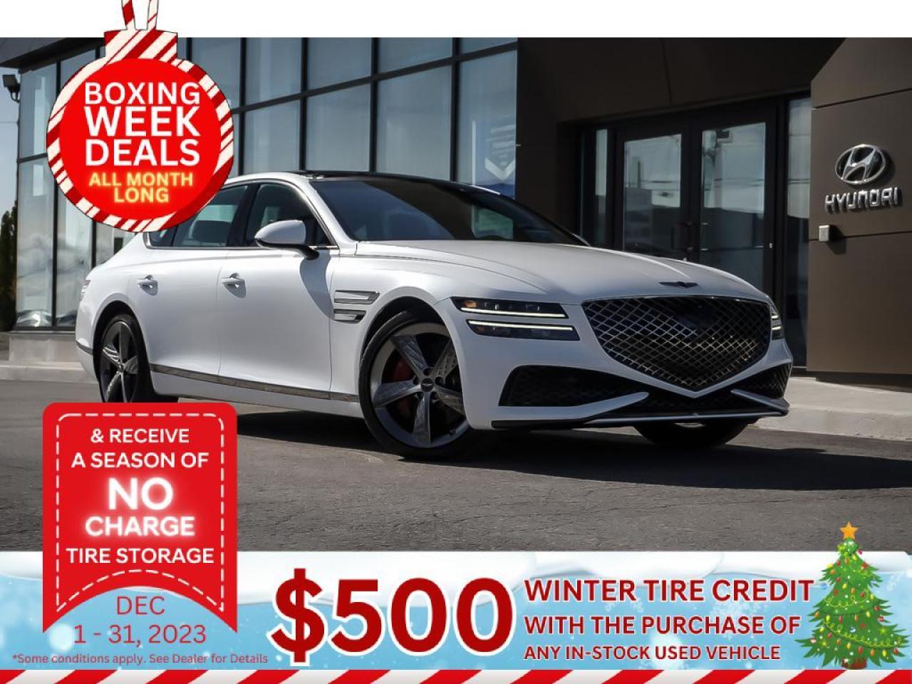 Used 2023 Genesis G80 3.5T  - Sport Package -  Sunroof for sale in Midland, ON