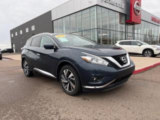 At the top of the Murano lineup, the 2018 Nissan Murano Platinum AWD is a truly luxurious SUV at a truly non-luxury price point.<span class=Apple-converted-space> </span>




Its not just the technology and convenience features. The Muranos premium ambience comes from the added space of a midsize SUV, the material selection, and the overall quietness. Yet theres certainly no shortage of features. The Platinum version adds heated front and rear seats plus cooled front seats, a power tilt/telescoping steering wheel, forward collision warning, intelligent cruise control, and 20-inch alloys.<span class=Apple-converted-space> </span>




Thats on top of extras like blind spot monitoring, 11-speaker Bose audio, leather seating, and Nissans brilliant Around View Monitor. Theres more, including a heated steering wheel, integrated remote start, an 8-way power drivers seat, a power liftgate, and heated front/rear seats. Theres also a power tilt/telescoping steering wheel that works with the drivers memory functions. Nissan throws in a panoramic sunroof and navigation, as well, plus dual-zone automatic climate control, LED lighting, and proximity access with pushbutton start.<span class=Apple-converted-space> </span>




<span style=font-weight: 400;>Thank you for your interest in this vehicle. Its located at Centennial Nissan, 264 Pope Road, Summerside, PEI. We look forward to hearing from you; call us toll-free at 1-902-436-9159.</span>
