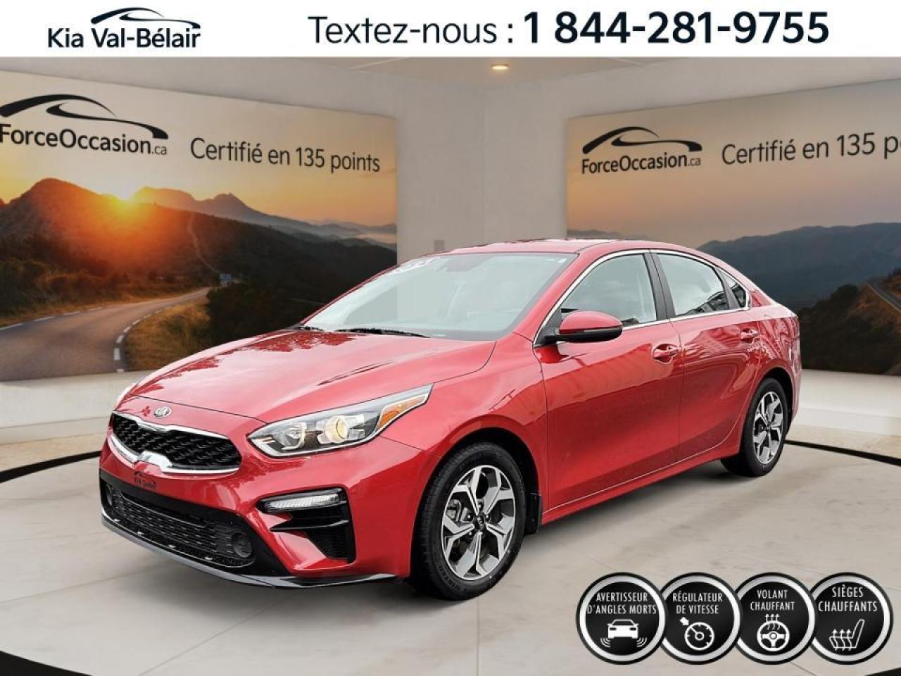 Used 2021 Kia Forte EX CAMÉRA*BLUETOOTH*A/C*SIÈGES CHAUFFANTS*CRUISE* for sale in Québec, QC