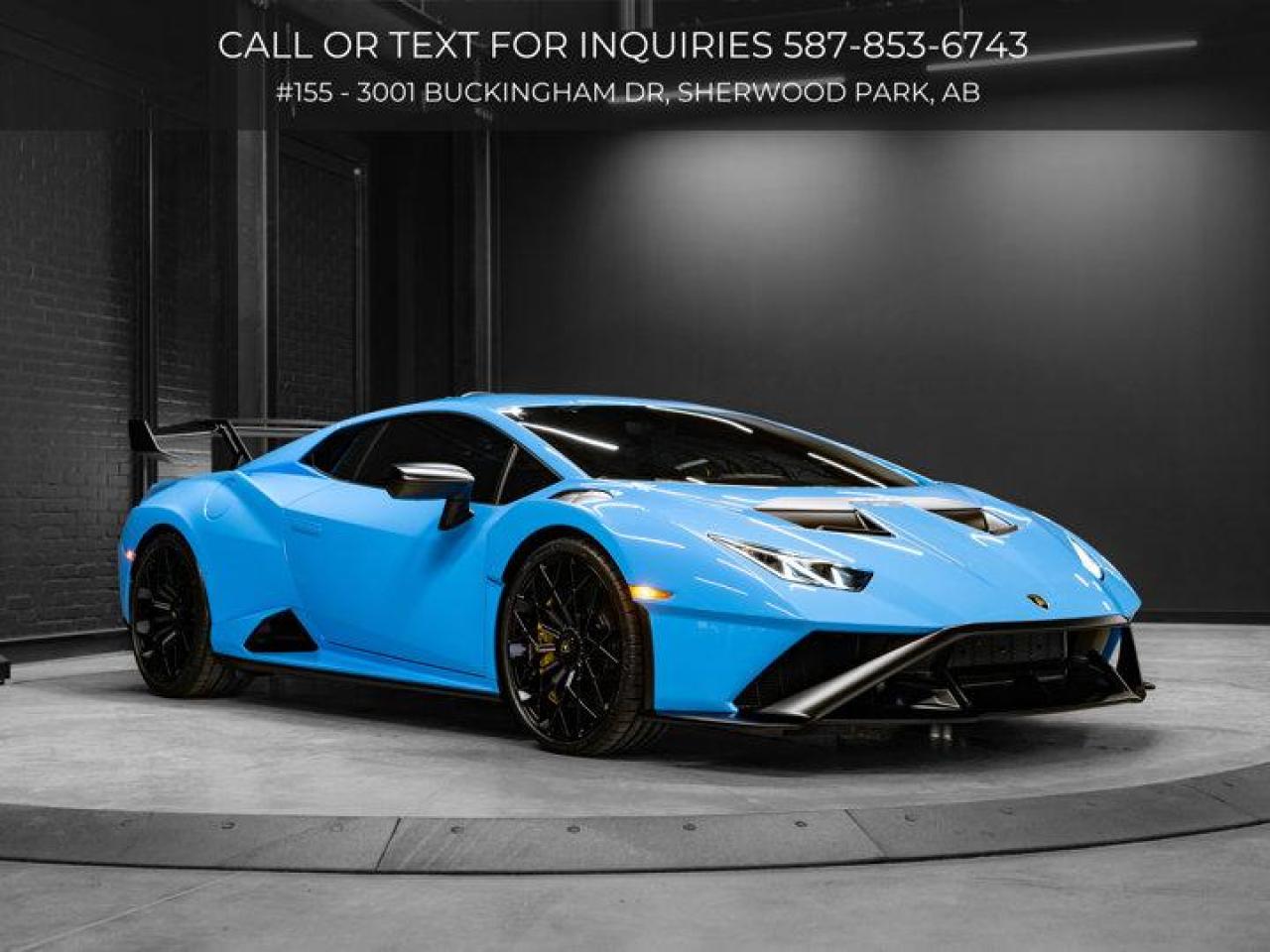 Used 2022 Lamborghini Huracan STO | Full PPF | Carbon Bucket Seats | Matte Carbon Fibre for sale in Sherwood Park, AB