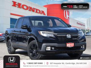 Used 2017 Honda Ridgeline Black Edition PRICE REDUCED BY $2,000! for sale in Cambridge, ON