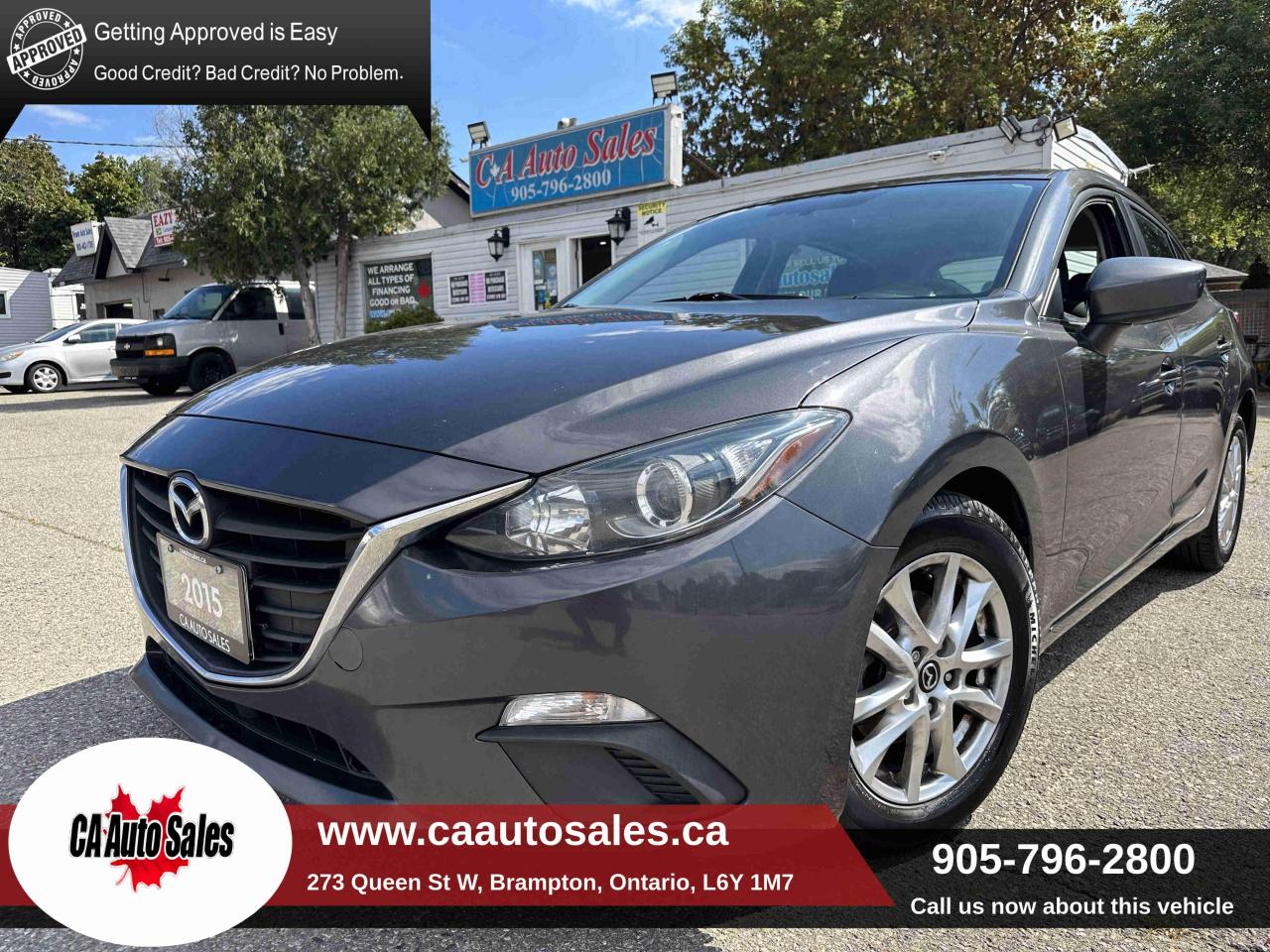 Used 2015 Mazda MAZDA3 4dr HB Sport Man GS for sale in Brampton, ON
