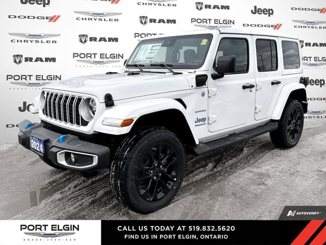 New 2024 Jeep Wrangler 4xe 4-Door Sahara for sale in Port Elgin, ON