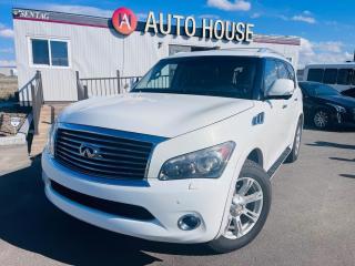 Used 2013 Infiniti QX56 4WD POWER LEATHER SEATS BLUETOOTH PANORAMIC CAMERA for sale in Calgary, AB
