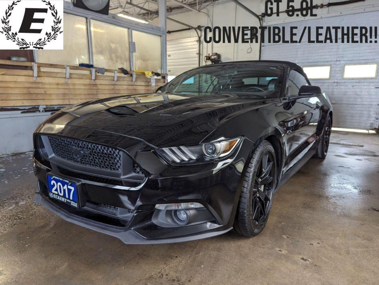 Used 2017 Ford Mustang GT Premium CONVERTIBLE/LEATHER!! for sale in Barrie, ON