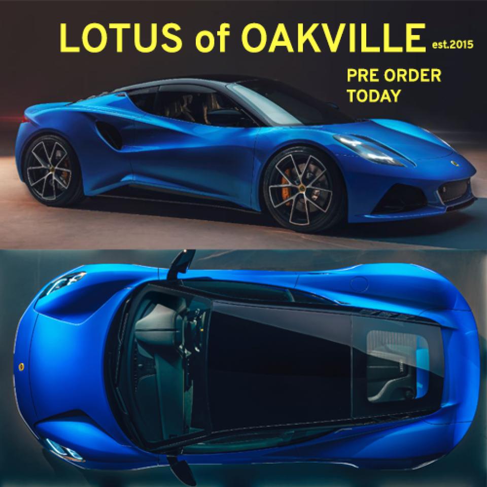 New 2024 Lotus Emira  for sale in Oakville, ON