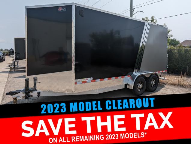 2023 Canadian Trailer Company 7x16 V-Nose Cargo Trailer Aluminum Tandem Axle